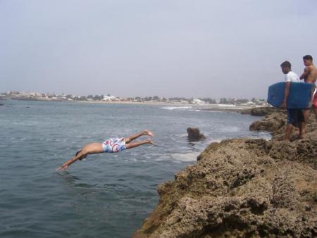 moi a la plage de mohemadia